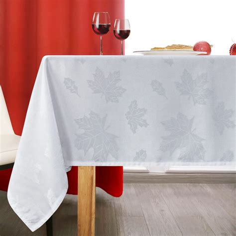 MikiUp Jacquard Fall Thanksgiving Tablecloth 